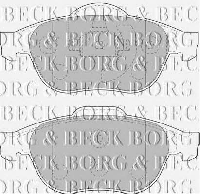 Borg & beck BBP1731 Klocki hamulcowe, zestaw BBP1731: Dobra cena w Polsce na 2407.PL - Kup Teraz!