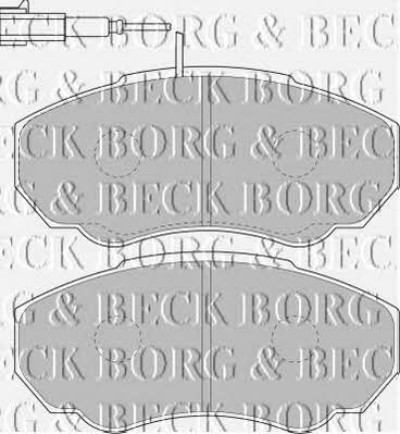 Borg & beck BBP1736 Тормозные колодки дисковые, комплект BBP1736: Отличная цена - Купить в Польше на 2407.PL!