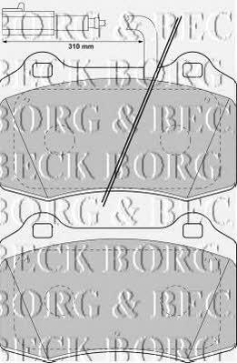 Borg & beck BBP1737 Klocki hamulcowe, zestaw BBP1737: Atrakcyjna cena w Polsce na 2407.PL - Zamów teraz!