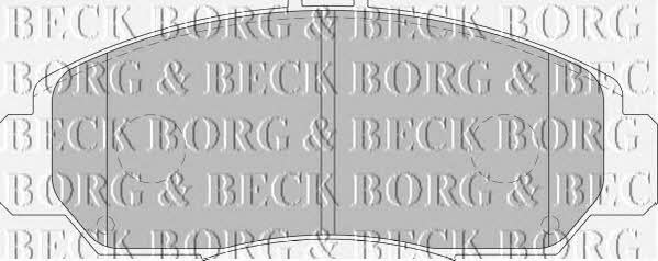 Borg & beck BBP1741 Гальмівні колодки, комплект BBP1741: Приваблива ціна - Купити у Польщі на 2407.PL!