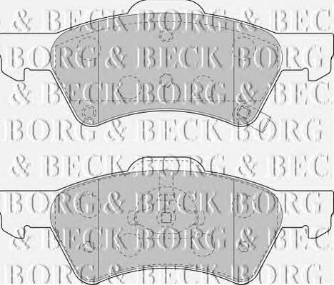 Borg & beck BBP1745 Klocki hamulcowe, zestaw BBP1745: Dobra cena w Polsce na 2407.PL - Kup Teraz!
