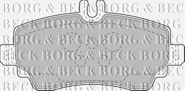 Borg & beck BBP1752 Scheibenbremsbeläge, Set BBP1752: Kaufen Sie zu einem guten Preis in Polen bei 2407.PL!