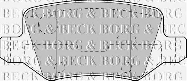 Borg & beck BBP1753 Brake Pad Set, disc brake BBP1753: Buy near me in Poland at 2407.PL - Good price!