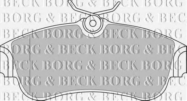 Borg & beck BBP1760 Тормозные колодки дисковые, комплект BBP1760: Отличная цена - Купить в Польше на 2407.PL!