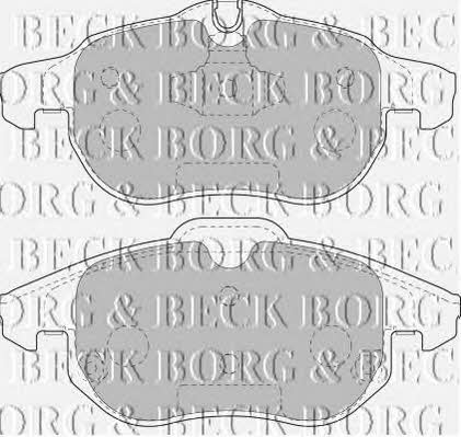 Borg & beck BBP1765 Brake Pad Set, disc brake BBP1765: Buy near me in Poland at 2407.PL - Good price!