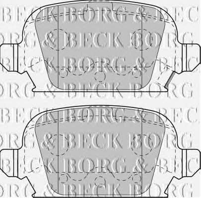 Borg & beck BBP1774 Brake Pad Set, disc brake BBP1774: Buy near me in Poland at 2407.PL - Good price!