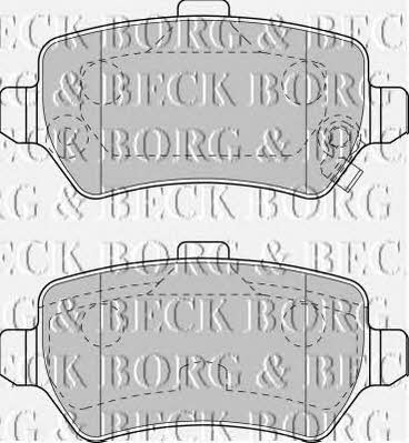Borg & beck BBP1777 Brake Pad Set, disc brake BBP1777: Buy near me in Poland at 2407.PL - Good price!