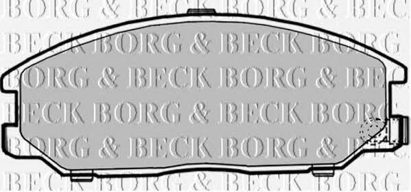 Borg & beck BBP1786 Brake Pad Set, disc brake BBP1786: Buy near me in Poland at 2407.PL - Good price!