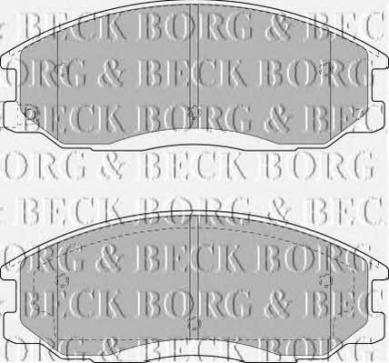 Borg & beck BBP1789 Brake Pad Set, disc brake BBP1789: Buy near me in Poland at 2407.PL - Good price!