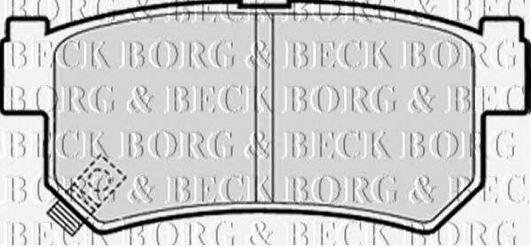 Borg & beck BBP1790 Гальмівні колодки, комплект BBP1790: Приваблива ціна - Купити у Польщі на 2407.PL!