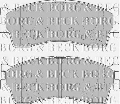 Borg & beck BBP1792 Гальмівні колодки, комплект BBP1792: Приваблива ціна - Купити у Польщі на 2407.PL!