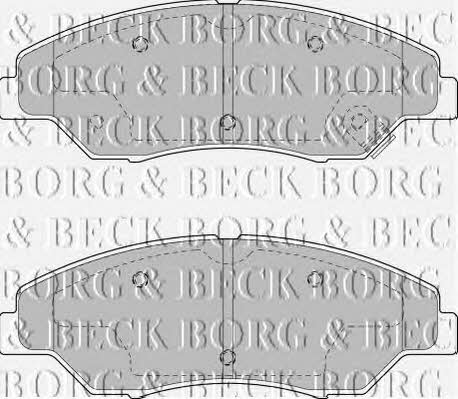 Borg & beck BBP1795 Brake Pad Set, disc brake BBP1795: Buy near me in Poland at 2407.PL - Good price!