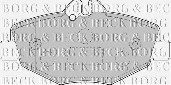 Borg & beck BBP1796 Тормозные колодки дисковые, комплект BBP1796: Отличная цена - Купить в Польше на 2407.PL!