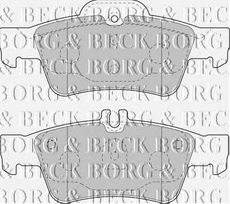 Borg & beck BBP1798 Гальмівні колодки, комплект BBP1798: Приваблива ціна - Купити у Польщі на 2407.PL!