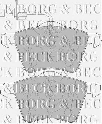 Borg & beck BBP1800 Brake Pad Set, disc brake BBP1800: Buy near me in Poland at 2407.PL - Good price!