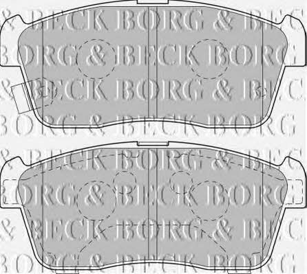 Borg & beck BBP1801 Гальмівні колодки, комплект BBP1801: Приваблива ціна - Купити у Польщі на 2407.PL!
