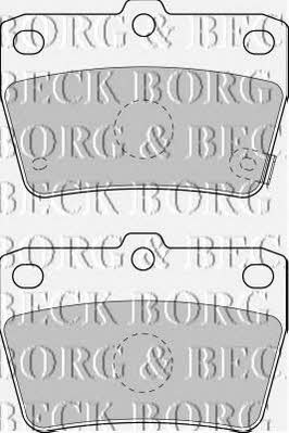 Borg & beck BBP1804 Тормозные колодки дисковые, комплект BBP1804: Отличная цена - Купить в Польше на 2407.PL!