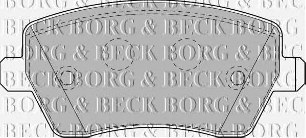 Borg & beck BBP1807 Brake Pad Set, disc brake BBP1807: Buy near me in Poland at 2407.PL - Good price!