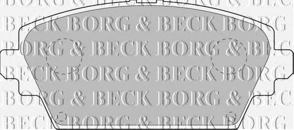 Borg & beck BBP1811 Гальмівні колодки, комплект BBP1811: Приваблива ціна - Купити у Польщі на 2407.PL!