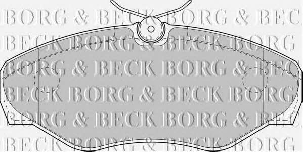 Borg & beck BBP1812 Brake Pad Set, disc brake BBP1812: Buy near me in Poland at 2407.PL - Good price!