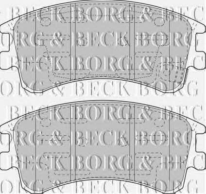 Borg & beck BBP1815 Klocki hamulcowe, zestaw BBP1815: Dobra cena w Polsce na 2407.PL - Kup Teraz!