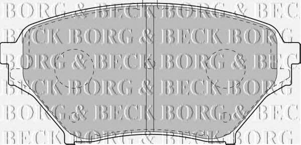 Borg & beck BBP1817 Гальмівні колодки, комплект BBP1817: Приваблива ціна - Купити у Польщі на 2407.PL!