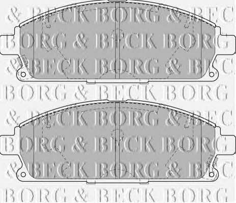 Borg & beck BBP1820 Brake Pad Set, disc brake BBP1820: Buy near me in Poland at 2407.PL - Good price!