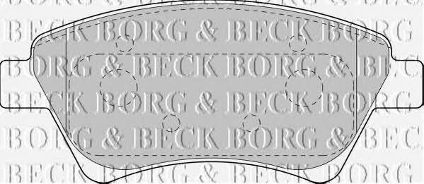Borg & beck BBP1821 Brake Pad Set, disc brake BBP1821: Buy near me in Poland at 2407.PL - Good price!