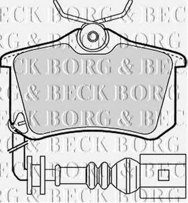 Borg & beck BBP1824 Klocki hamulcowe, zestaw BBP1824: Dobra cena w Polsce na 2407.PL - Kup Teraz!