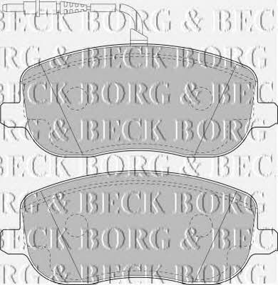 Borg & beck BBP1826 Brake Pad Set, disc brake BBP1826: Buy near me in Poland at 2407.PL - Good price!