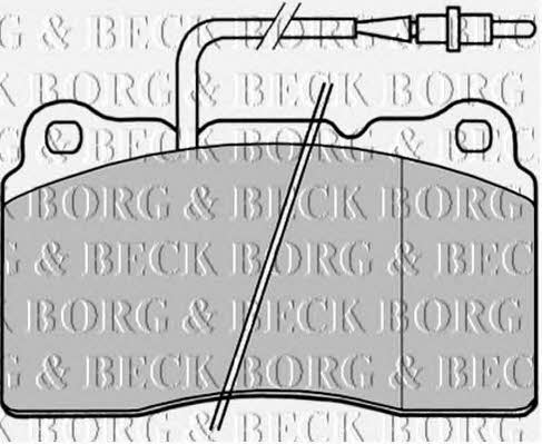 Borg & beck BBP1829 Гальмівні колодки, комплект BBP1829: Приваблива ціна - Купити у Польщі на 2407.PL!