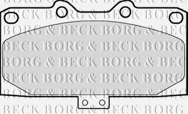 Borg & beck BBP1832 Scheibenbremsbeläge, Set BBP1832: Kaufen Sie zu einem guten Preis in Polen bei 2407.PL!