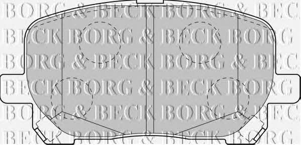 Borg & beck BBP1837 Klocki hamulcowe, zestaw BBP1837: Dobra cena w Polsce na 2407.PL - Kup Teraz!