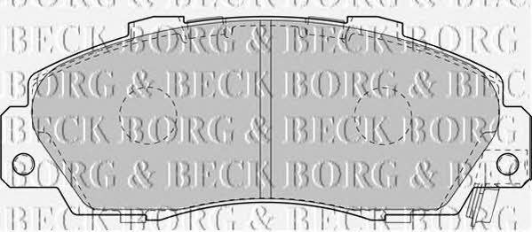 Borg & beck BBP1845 Гальмівні колодки, комплект BBP1845: Приваблива ціна - Купити у Польщі на 2407.PL!