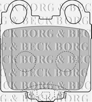 Borg & beck BBP1849 Klocki hamulcowe, zestaw BBP1849: Dobra cena w Polsce na 2407.PL - Kup Teraz!