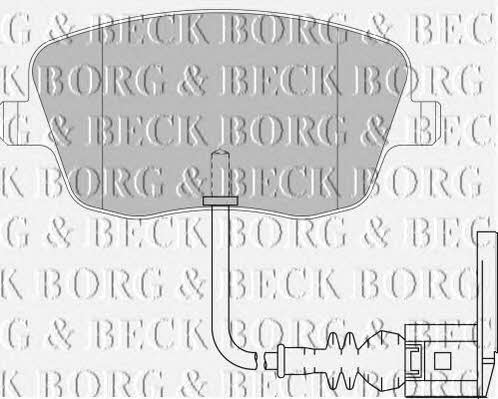 Borg & beck BBP1855 Klocki hamulcowe, zestaw BBP1855: Dobra cena w Polsce na 2407.PL - Kup Teraz!