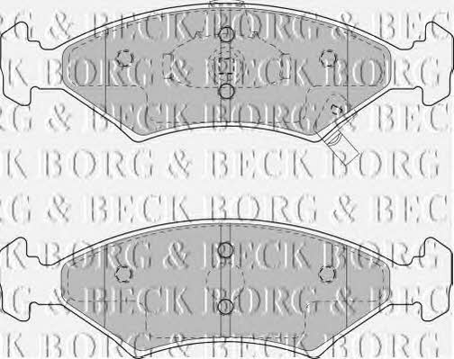 Borg & beck BBP1865 Klocki hamulcowe, zestaw BBP1865: Dobra cena w Polsce na 2407.PL - Kup Teraz!