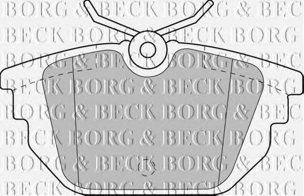 Borg & beck BBP1867 Brake Pad Set, disc brake BBP1867: Buy near me in Poland at 2407.PL - Good price!