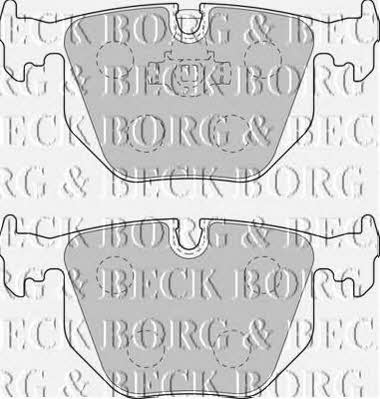 Borg & beck BBP1871 Тормозные колодки дисковые, комплект BBP1871: Отличная цена - Купить в Польше на 2407.PL!