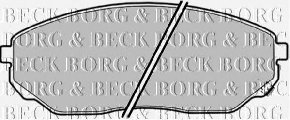 Borg & beck BBP1874 Гальмівні колодки, комплект BBP1874: Приваблива ціна - Купити у Польщі на 2407.PL!