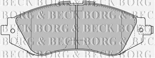 Borg & beck BBP1881 Brake Pad Set, disc brake BBP1881: Buy near me in Poland at 2407.PL - Good price!