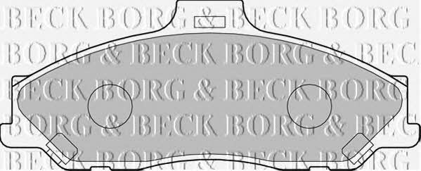 Borg & beck BBP1887 Scheibenbremsbeläge, Set BBP1887: Kaufen Sie zu einem guten Preis in Polen bei 2407.PL!