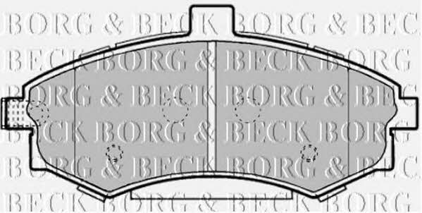 Borg & beck BBP1896 Brake Pad Set, disc brake BBP1896: Buy near me in Poland at 2407.PL - Good price!