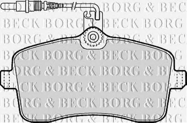Borg & beck BBP1897 Тормозные колодки дисковые, комплект BBP1897: Отличная цена - Купить в Польше на 2407.PL!