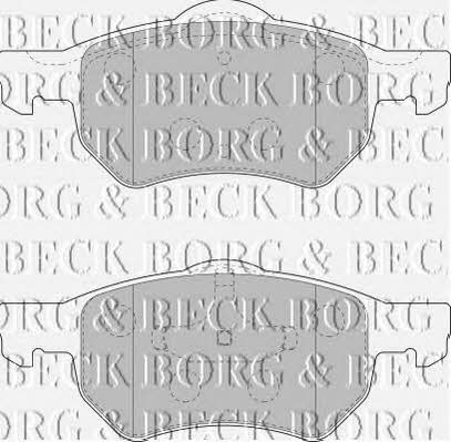 Borg & beck BBP1902 Klocki hamulcowe, zestaw BBP1902: Dobra cena w Polsce na 2407.PL - Kup Teraz!
