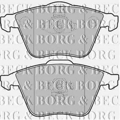 Borg & beck BBP1903 Гальмівні колодки, комплект BBP1903: Приваблива ціна - Купити у Польщі на 2407.PL!