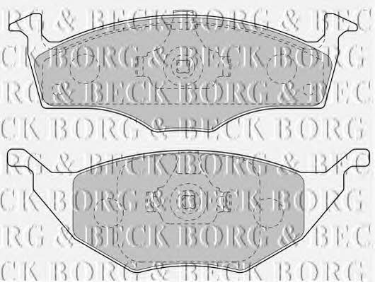 Borg & beck BBP1904 Klocki hamulcowe, zestaw BBP1904: Dobra cena w Polsce na 2407.PL - Kup Teraz!