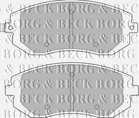 Borg & beck BBP1905 Brake Pad Set, disc brake BBP1905: Buy near me in Poland at 2407.PL - Good price!