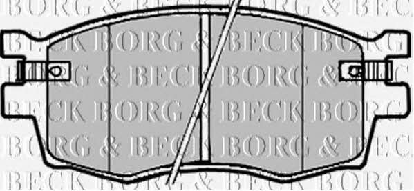 Borg & beck BBP1923 Klocki hamulcowe, zestaw BBP1923: Dobra cena w Polsce na 2407.PL - Kup Teraz!