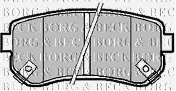 Borg & beck BBP1924 Brake Pad Set, disc brake BBP1924: Buy near me in Poland at 2407.PL - Good price!
